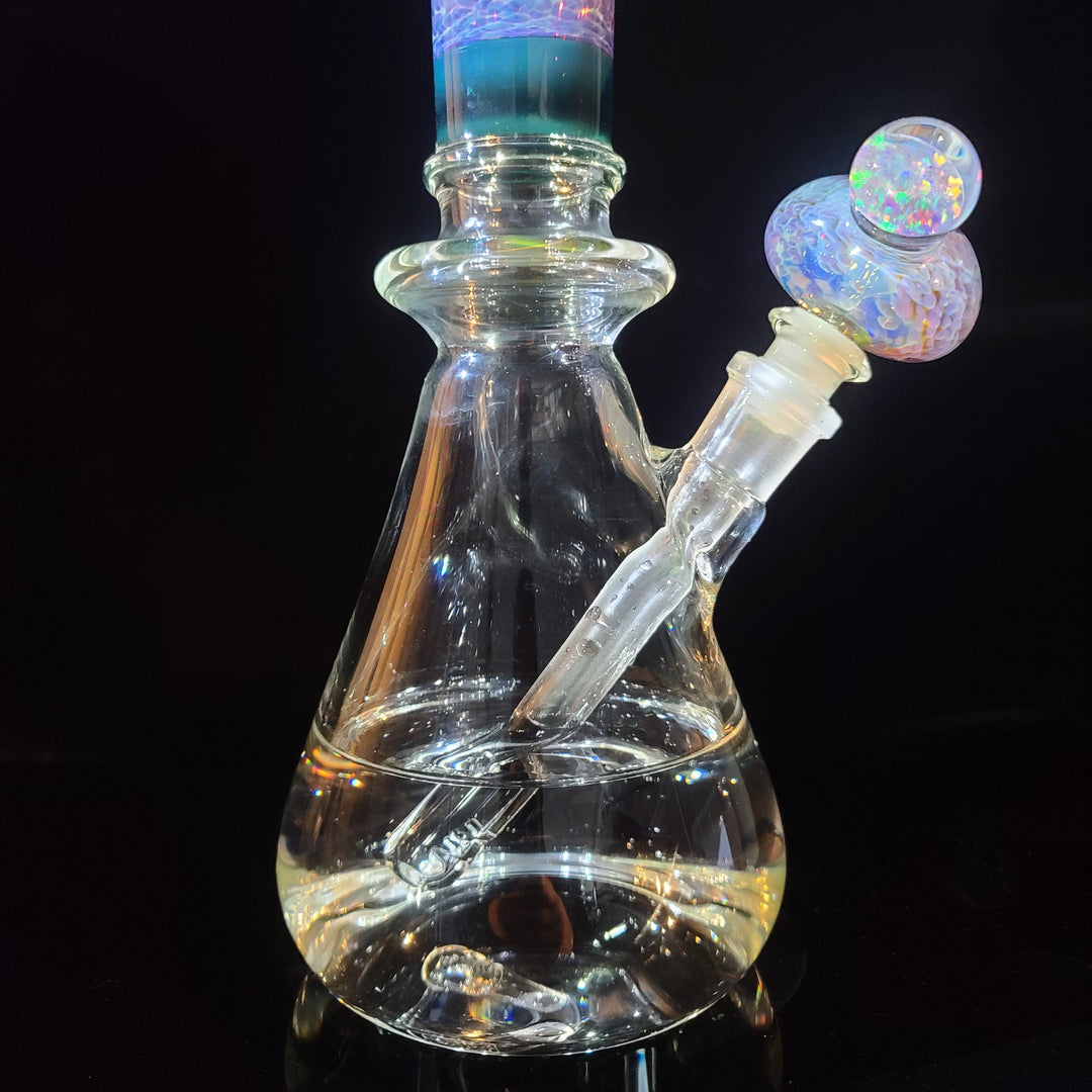 14" Purple Nebula Bong Glass Pipe Tako Glass   