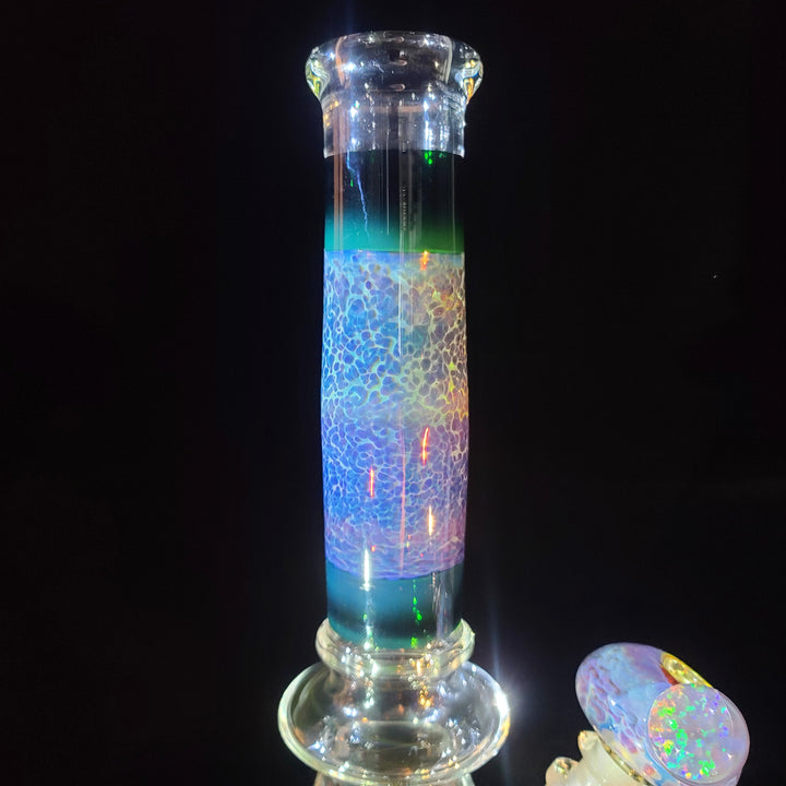 14" Purple Nebula Bong Glass Pipe Tako Glass   