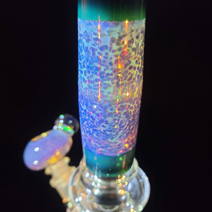 14" Purple Nebula Bong Glass Pipe Tako Glass   