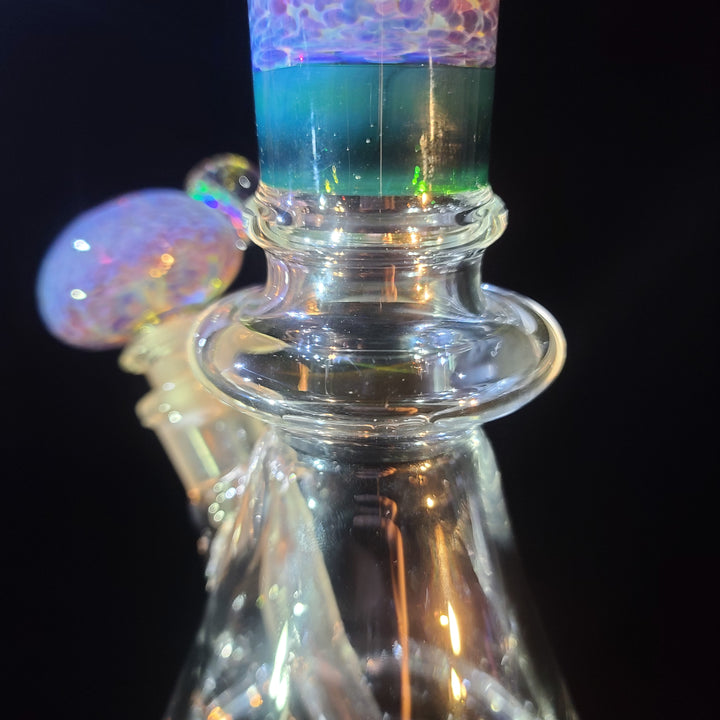 14" Purple Nebula Bong Glass Pipe Tako Glass   