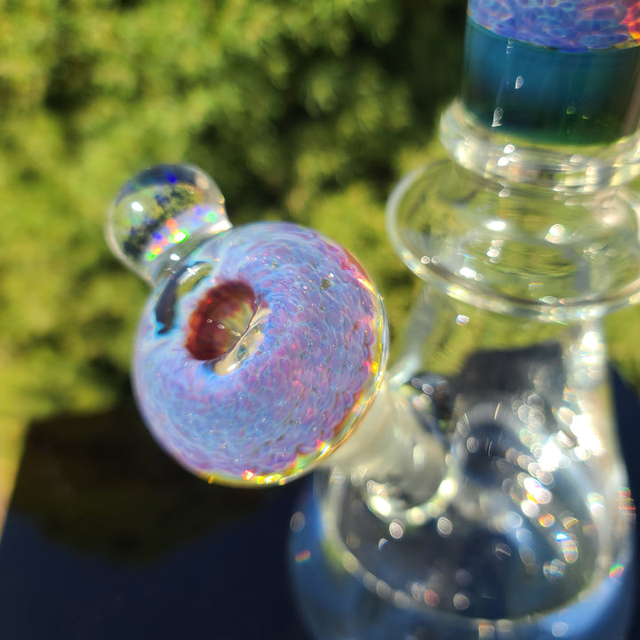 14" Purple Nebula Bong Glass Pipe Tako Glass   