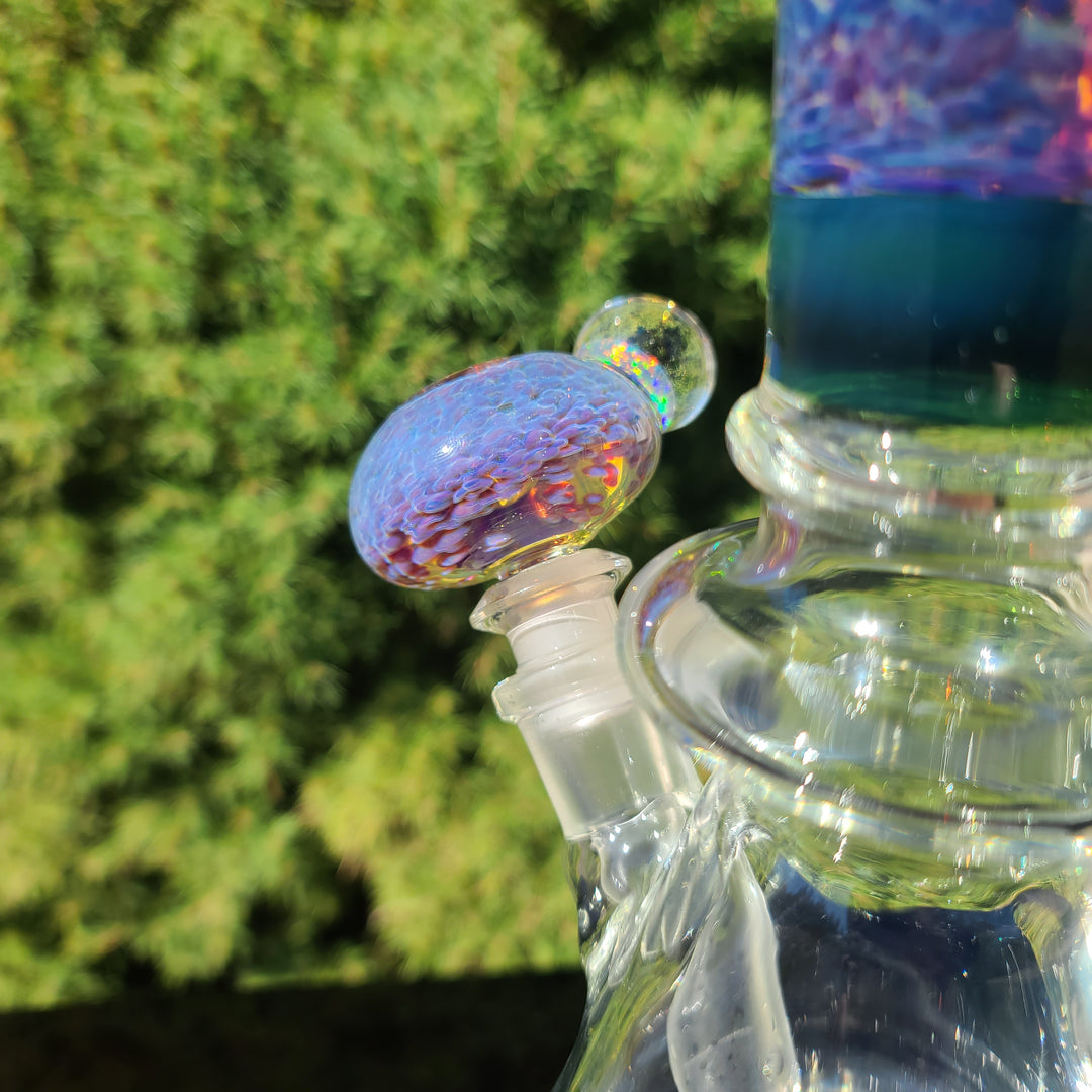 14" Purple Nebula Bong Glass Pipe Tako Glass   