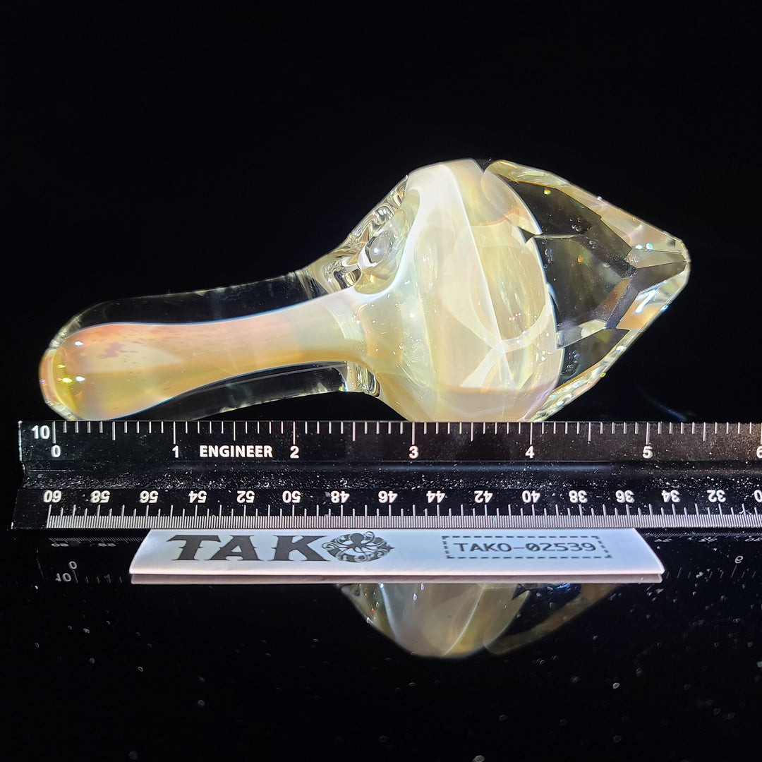 Dragon Crystal Dagger Gold Glass Pipe Glass Pipe Tako Glass   