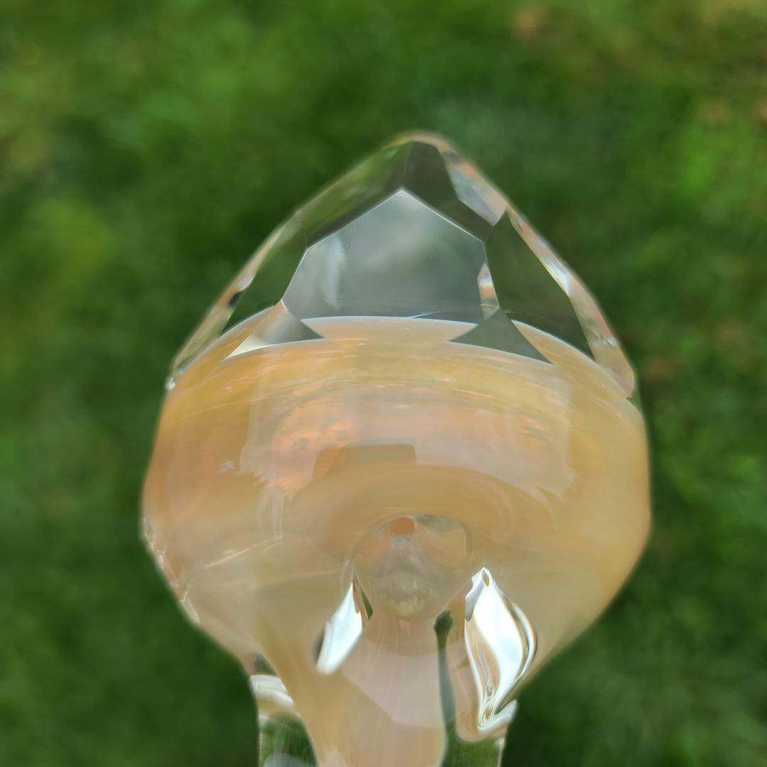Dragon Crystal Dagger Gold Glass Pipe Glass Pipe Tako Glass   