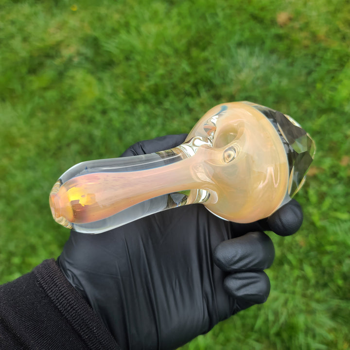 Dragon Crystal Dagger Gold Glass Pipe Glass Pipe Tako Glass   
