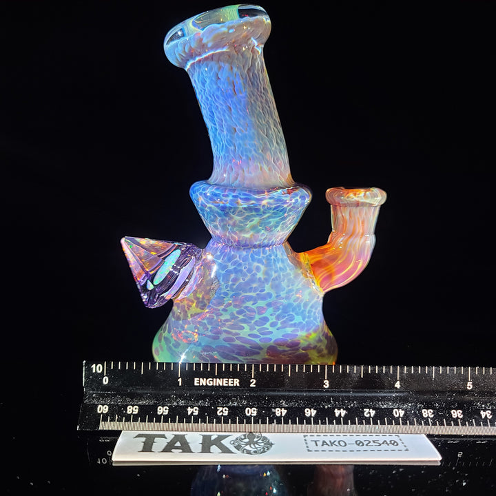 Purple Nebula 10 mm Mini Rig - No. 2  Tako Glass   