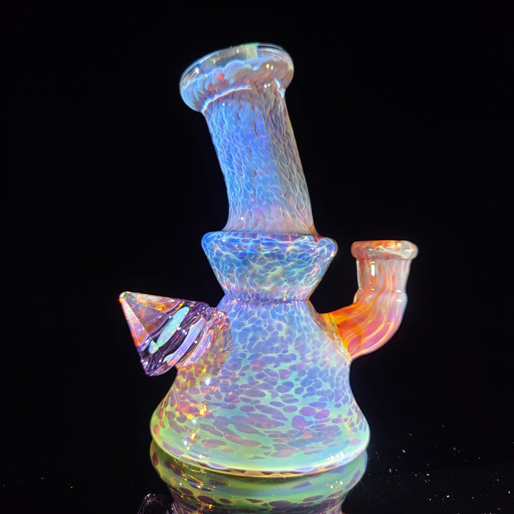 Purple Nebula 10 mm Mini Rig - No. 2  Tako Glass   