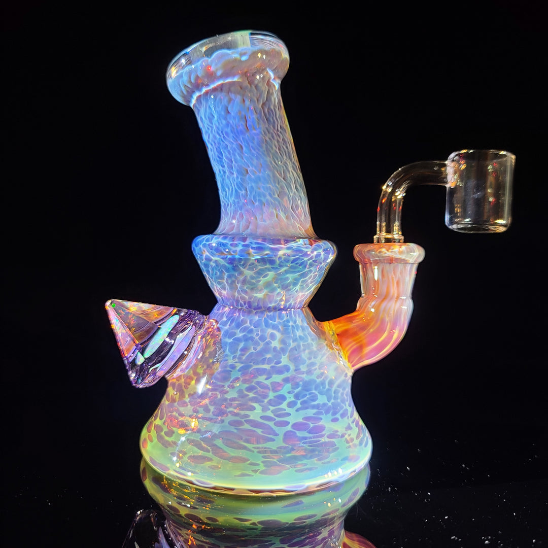 Purple Nebula 10 mm Mini Rig - No. 2  Tako Glass   