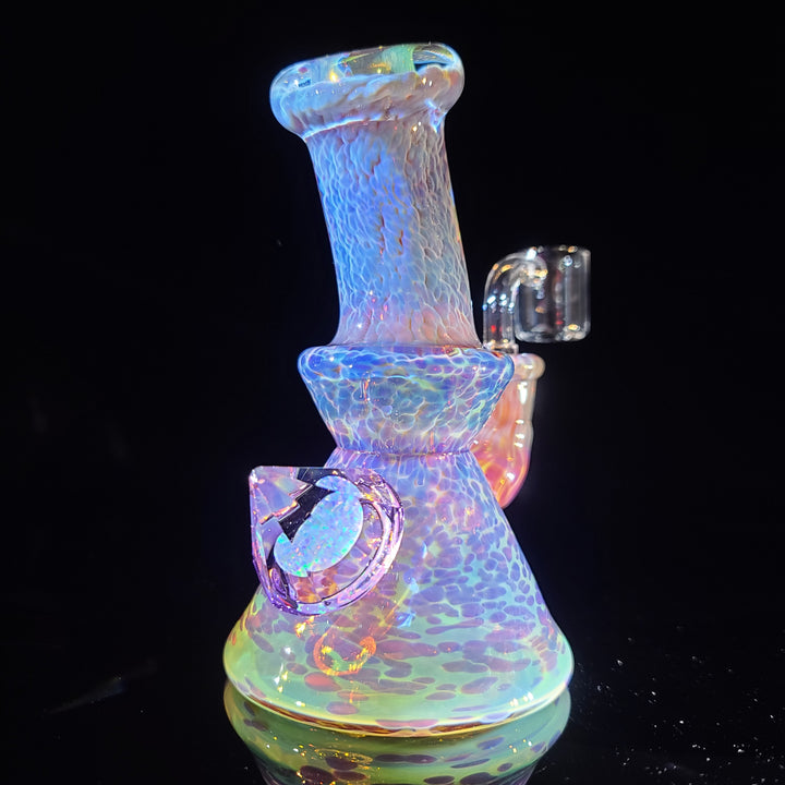 Purple Nebula 10 mm Mini Rig - No. 2  Tako Glass   