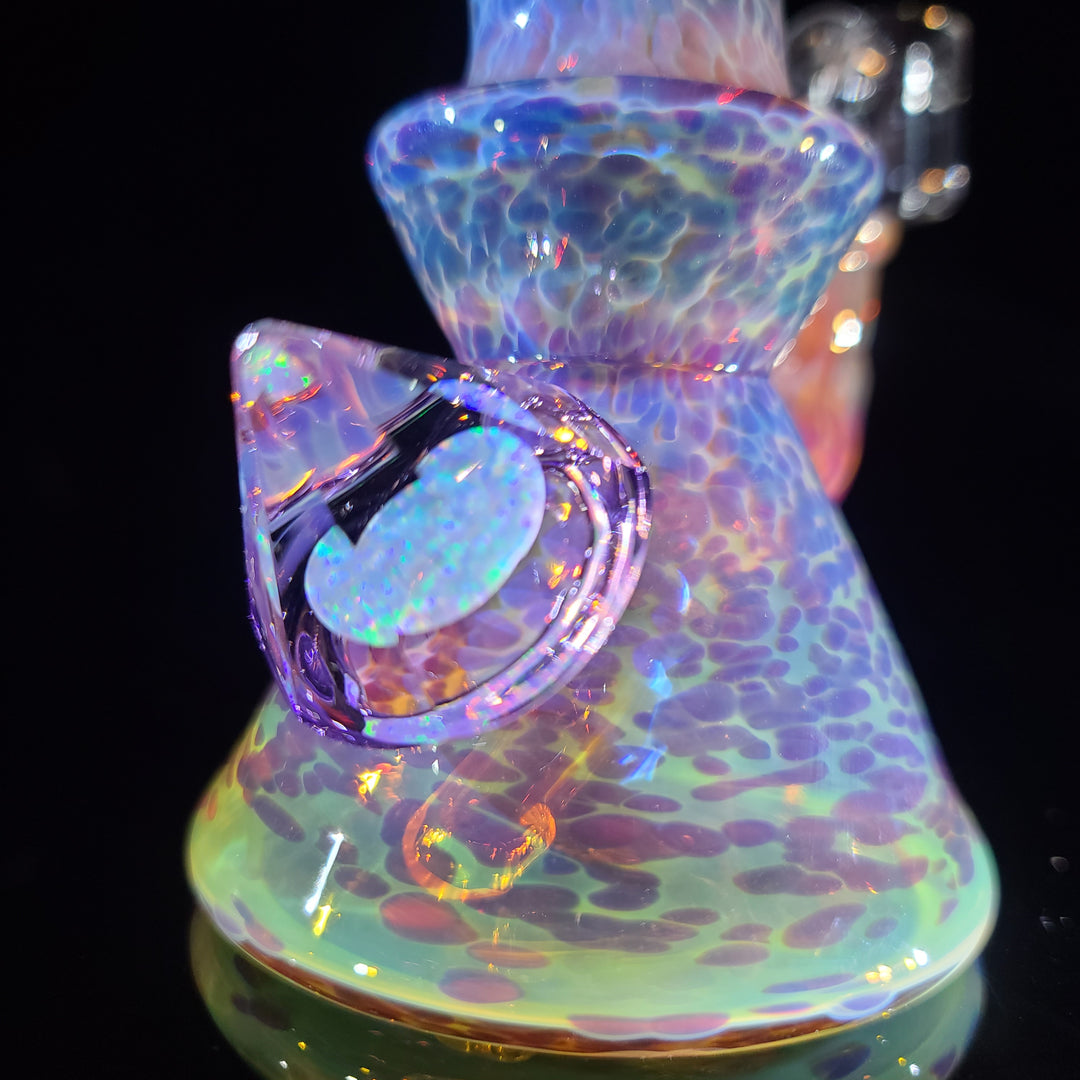 Purple Nebula 10 mm Mini Rig - No. 2  Tako Glass   