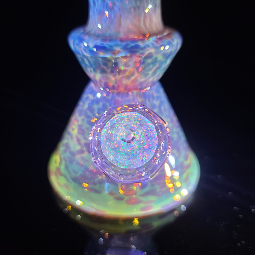 Purple Nebula 10 mm Mini Rig - No. 2  Tako Glass   