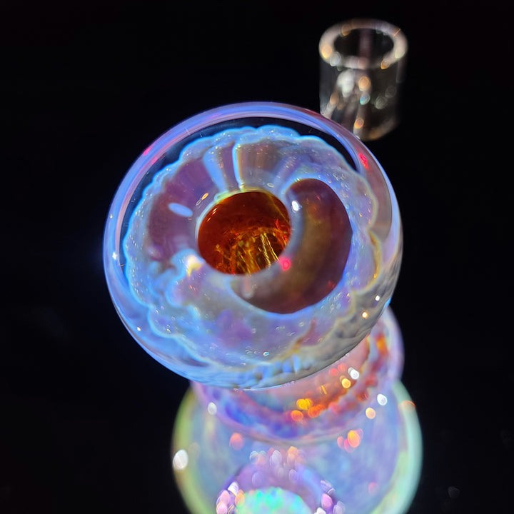 Purple Nebula 10 mm Mini Rig - No. 2  Tako Glass   