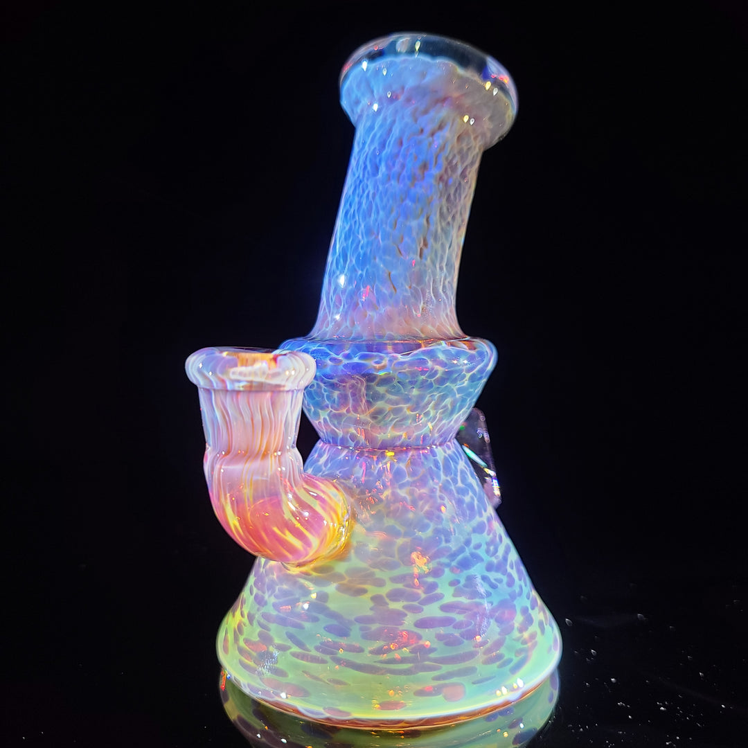 Purple Nebula 10 mm Mini Rig - No. 2  Tako Glass   