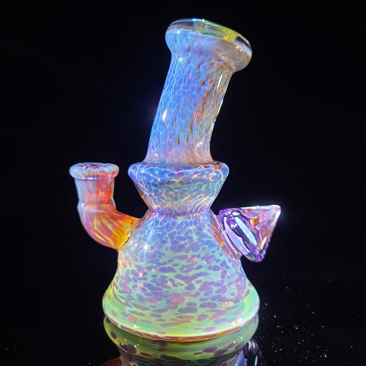 Purple Nebula 10 mm Mini Rig - No. 2  Tako Glass   