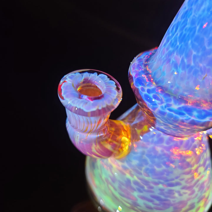 Purple Nebula 10 mm Mini Rig - No. 2  Tako Glass   