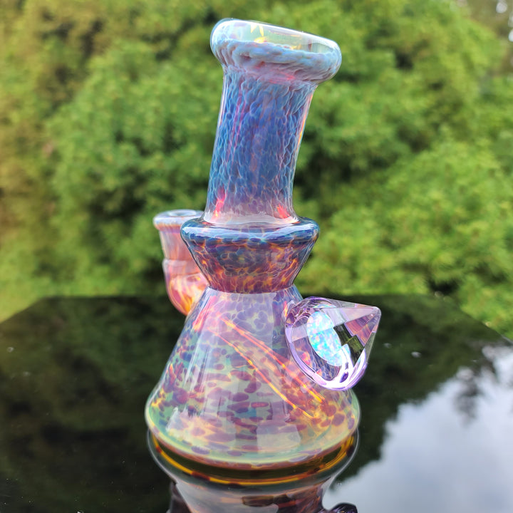 Purple Nebula 10 mm Mini Rig - No. 2  Tako Glass   