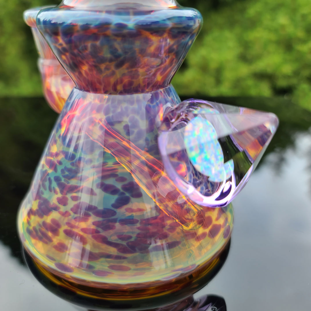 Purple Nebula 10 mm Mini Rig - No. 2  Tako Glass   