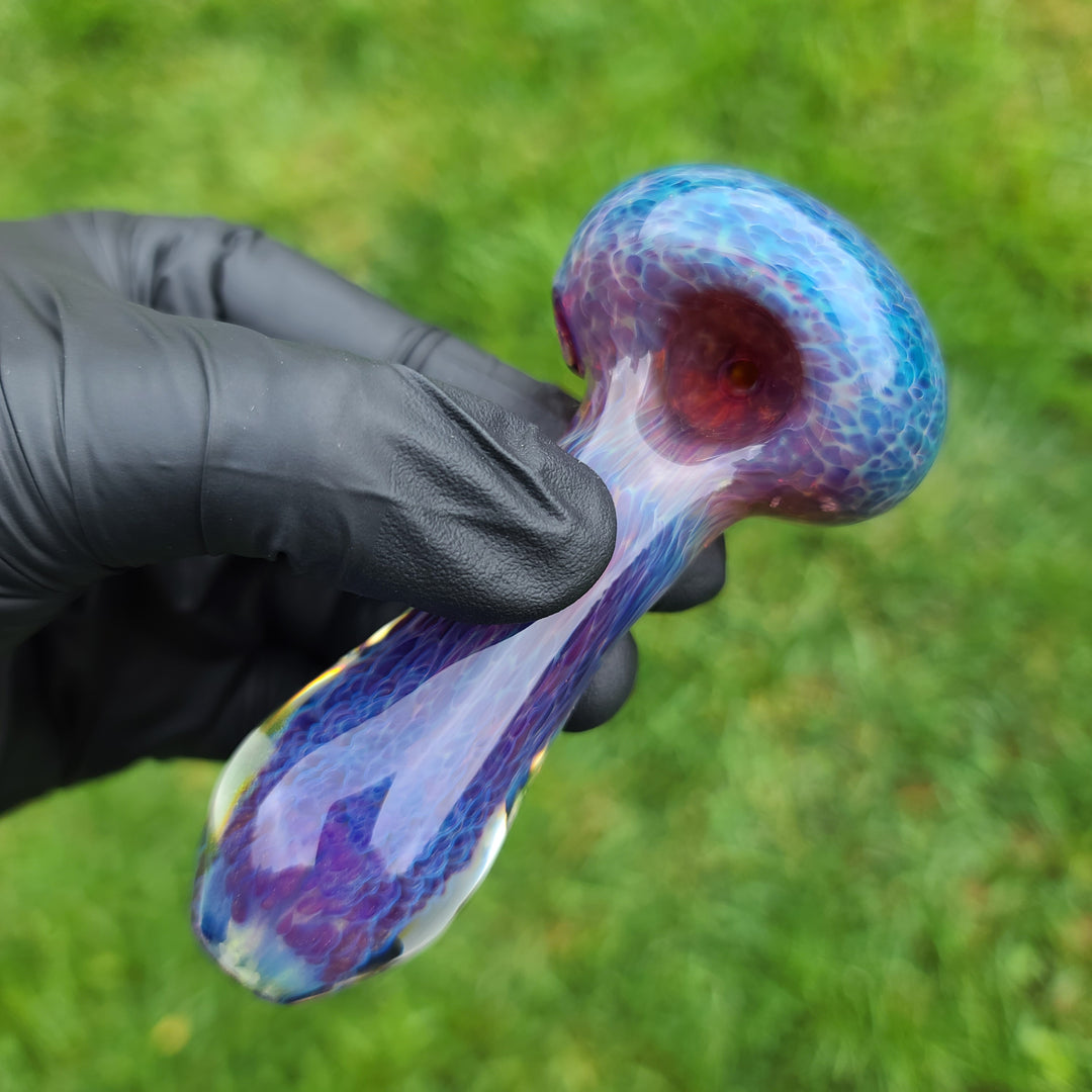 Purple Nebula Large Glass Pipe Glass Pipe Tako Glass   