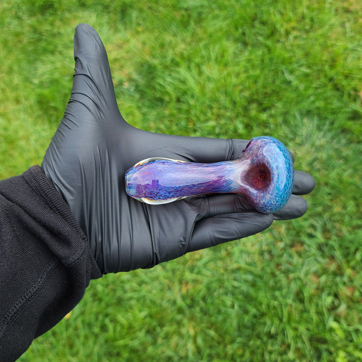 Purple Nebula Large Glass Pipe Glass Pipe Tako Glass   