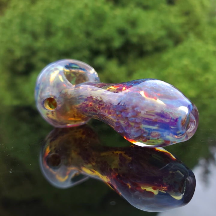 Purple Nebula Glass Pipe Glass Pipe Tako Glass   