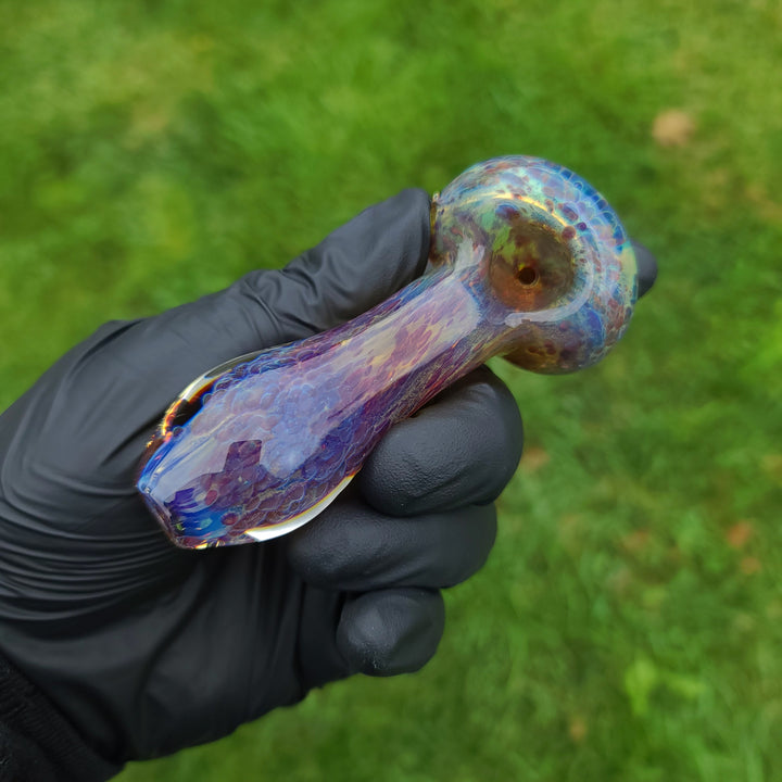 Purple Nebula Glass Pipe Glass Pipe Tako Glass   