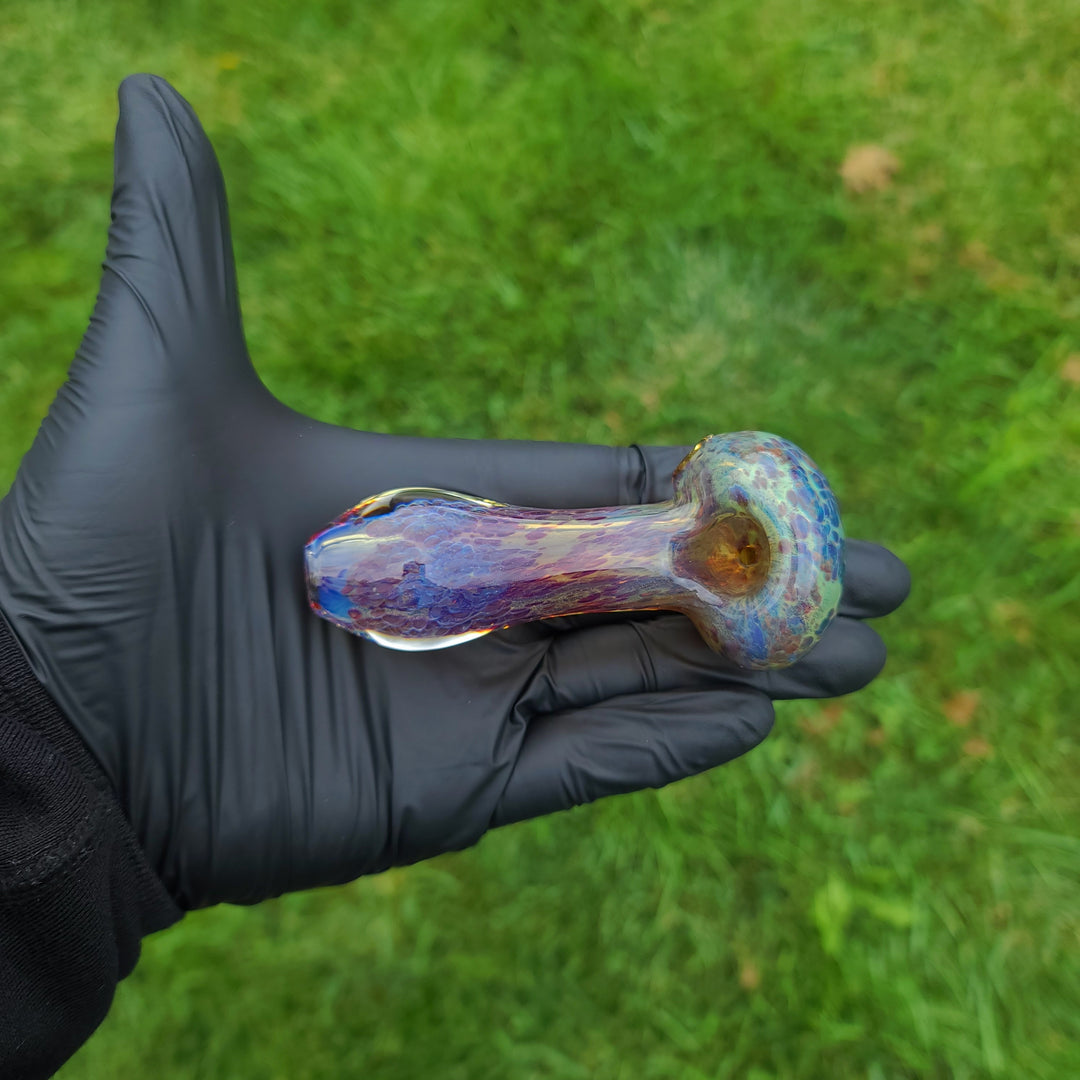 Purple Nebula Glass Pipe Glass Pipe Tako Glass   