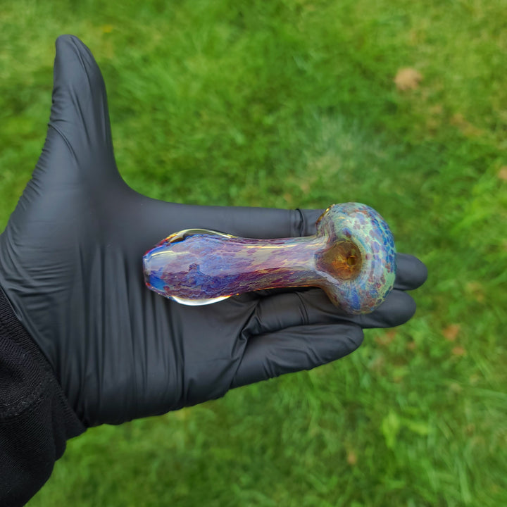 Purple Nebula Glass Pipe Glass Pipe Tako Glass   