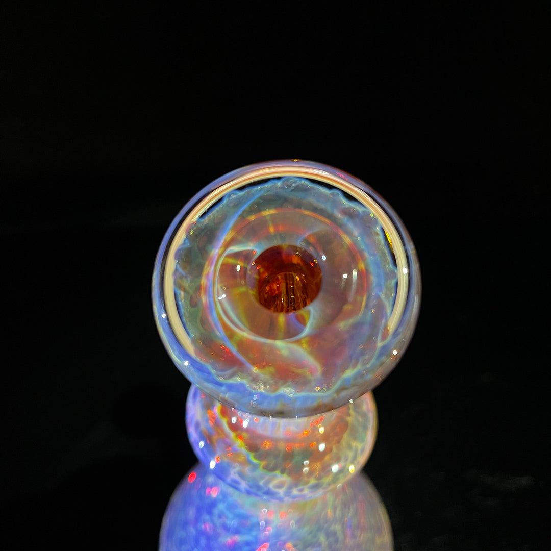 Purple Nebula Mini Rig with Black Planet Opal - No. 3 Glass Pipe Tako Glass   