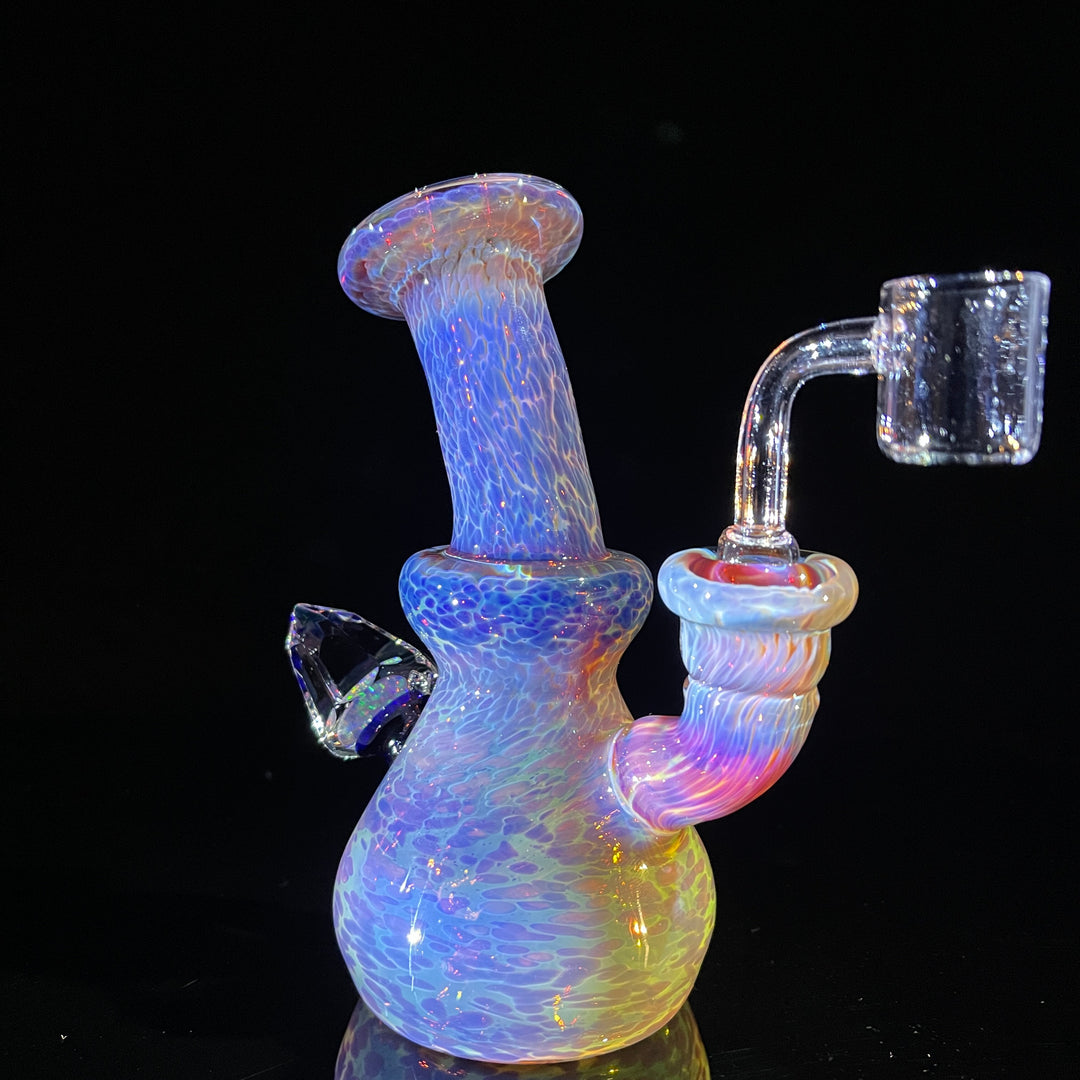 Purple Nebula Mini Rig - No. 4 Glass Pipe Tako Glass   