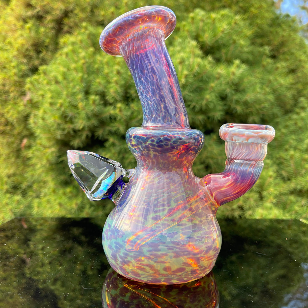 Purple Nebula Mini Rig - No. 4 Glass Pipe Tako Glass   