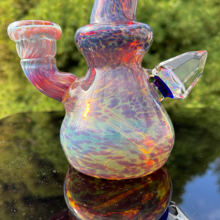 Purple Nebula Mini Rig - No. 4 Glass Pipe Tako Glass   