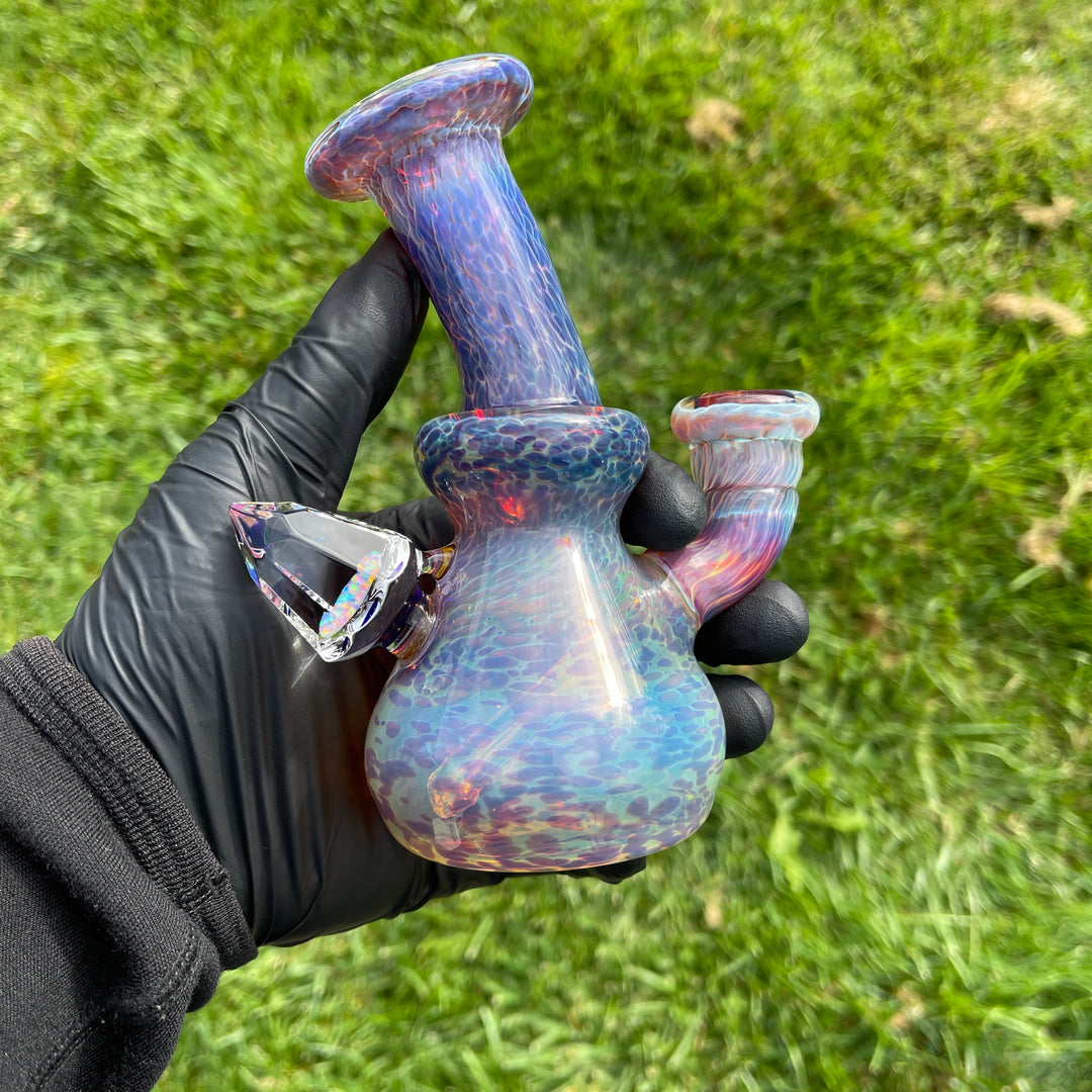 Purple Nebula Mini Rig - No. 4 Glass Pipe Tako Glass   