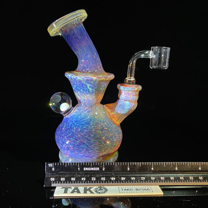 Purple Nebula Mini Rig - No. 5 Glass Pipe Tako Glass   