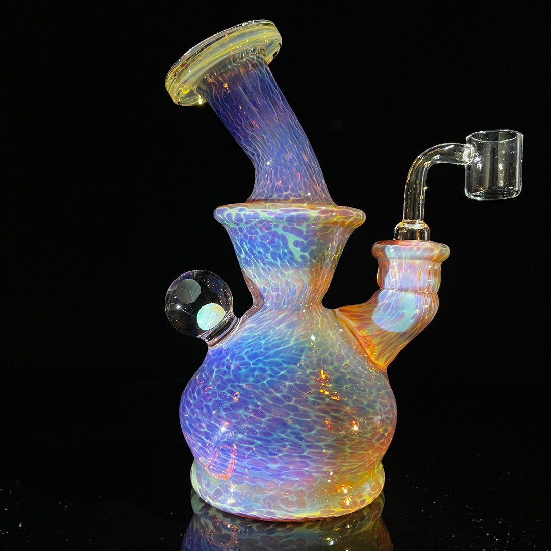 Purple Nebula Mini Rig - No. 5 Glass Pipe Tako Glass   