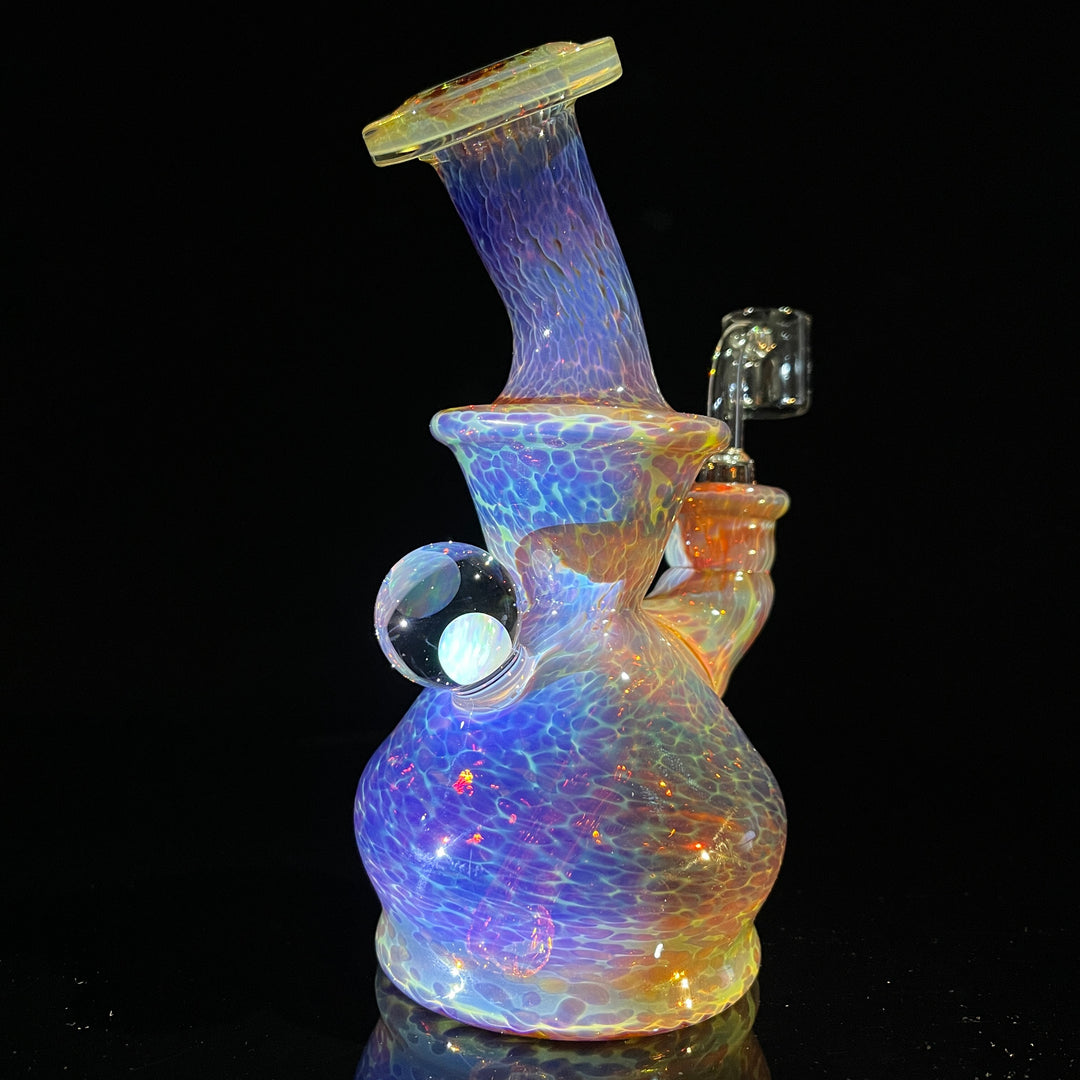 Purple Nebula Mini Rig - No. 5 Glass Pipe Tako Glass   