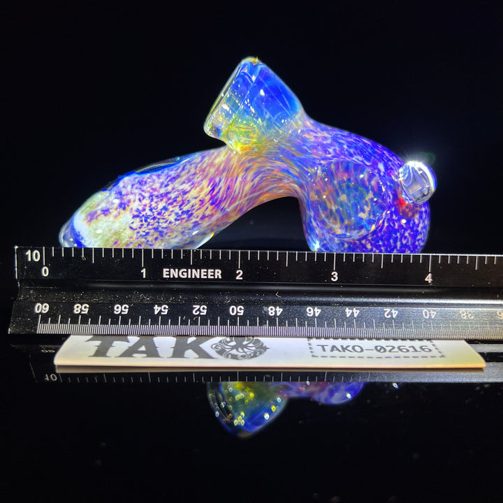 Purple Nebula Drop Hammer Glass Pipe Tako Glass   