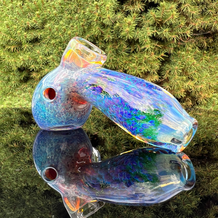 Purple Nebula Drop Hammer Glass Pipe Tako Glass   