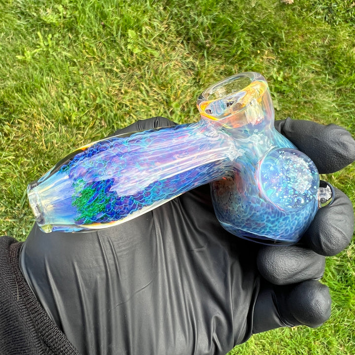 Purple Nebula Drop Hammer Glass Pipe Tako Glass   