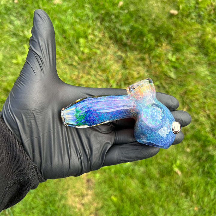 Purple Nebula Drop Hammer Glass Pipe Tako Glass   