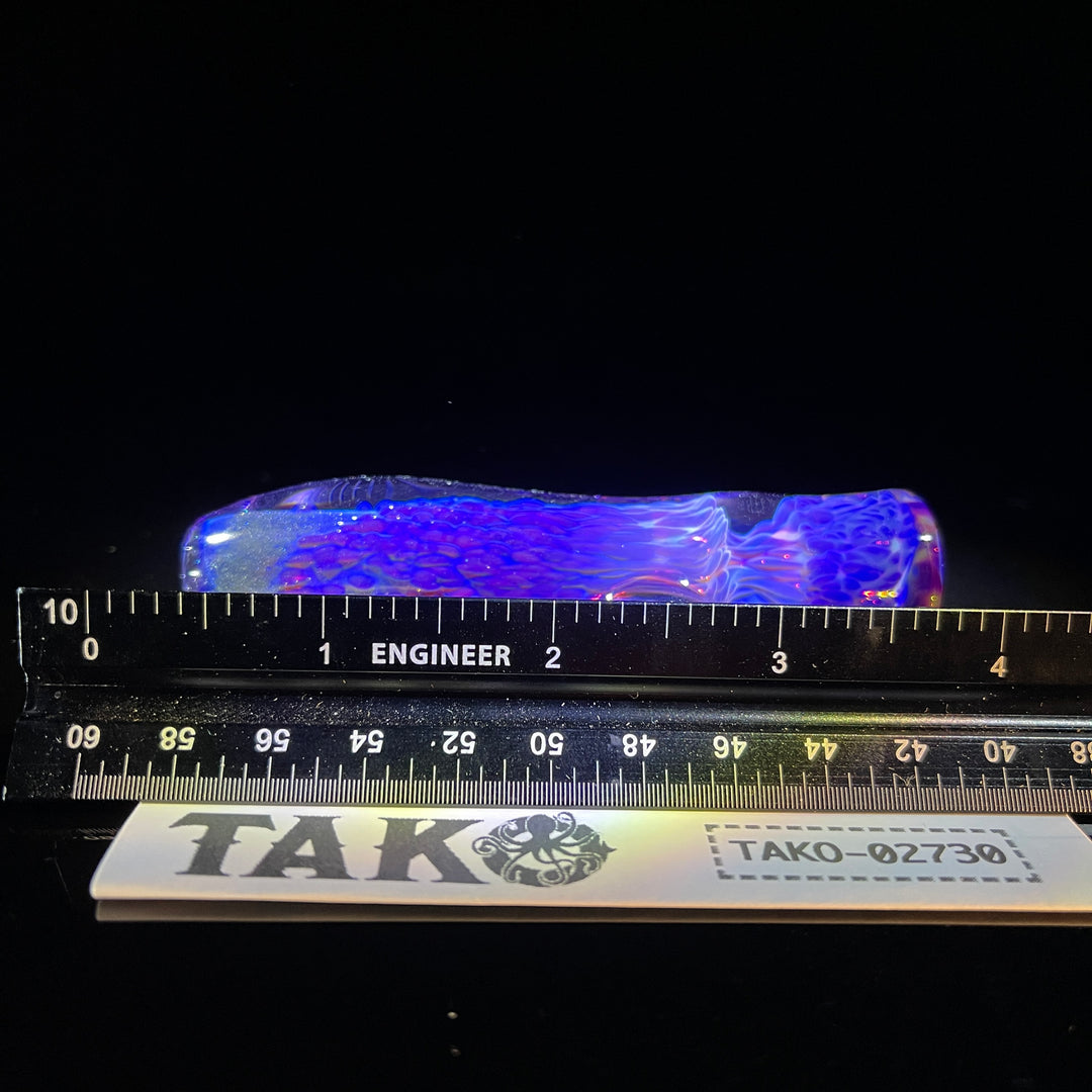Purple Plasma Opal Chillum Glass Pipe Tako Glass   