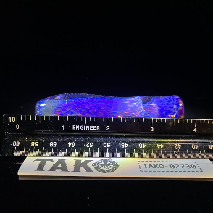 Purple Plasma Opal Chillum Glass Pipe Tako Glass   