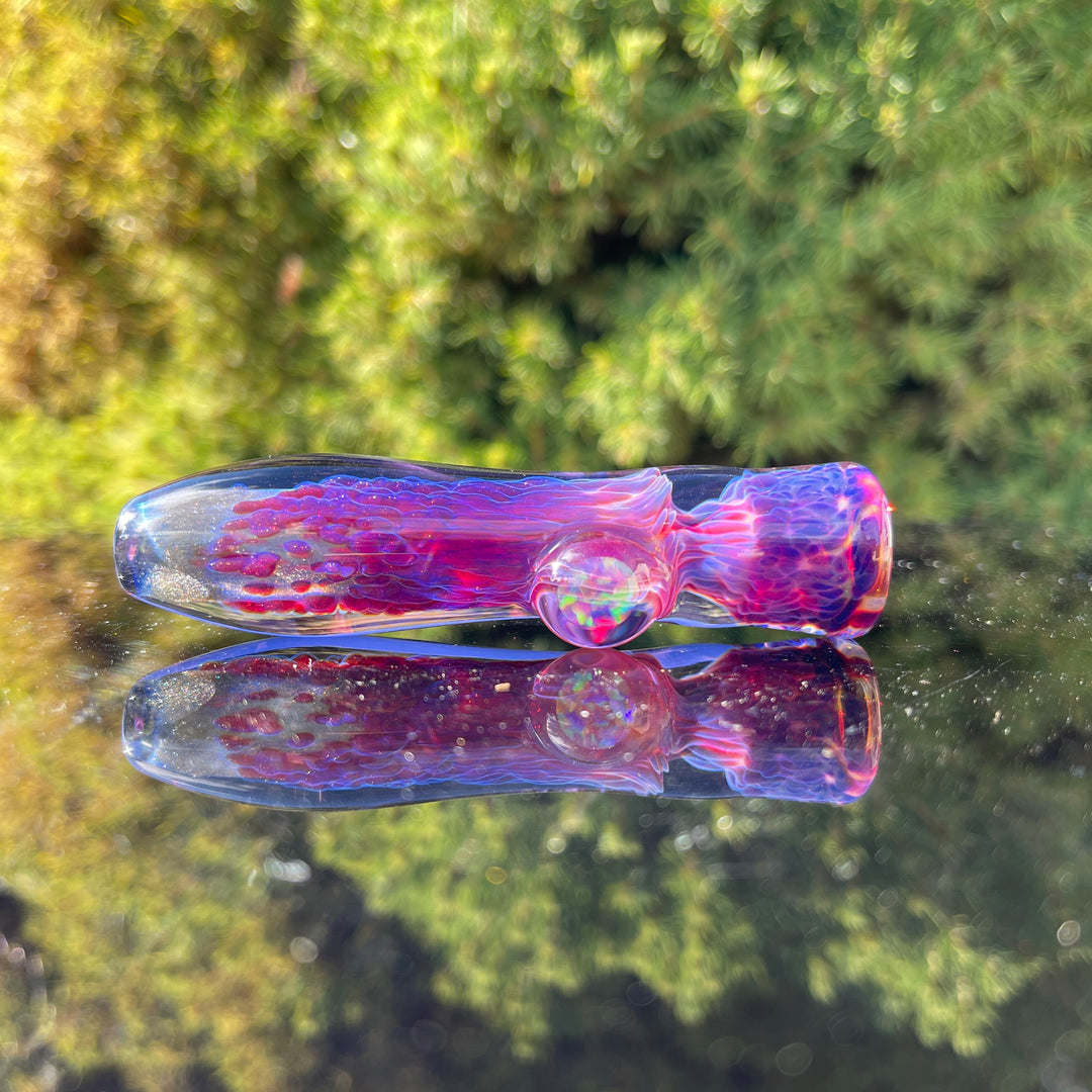 Purple Plasma Opal Chillum Glass Pipe Tako Glass   