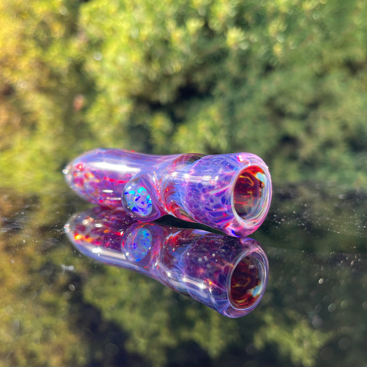 Purple Plasma Opal Chillum Glass Pipe Tako Glass   