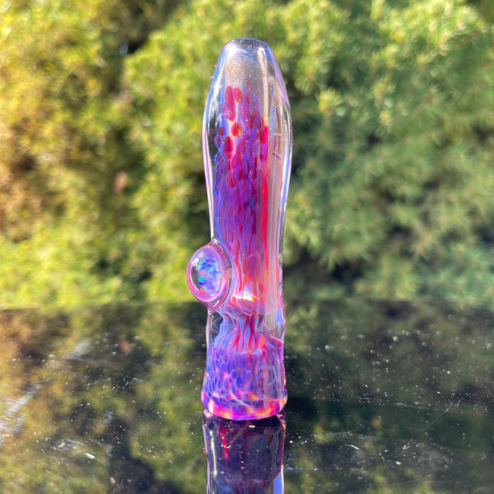 Purple Plasma Opal Chillum Glass Pipe Tako Glass   