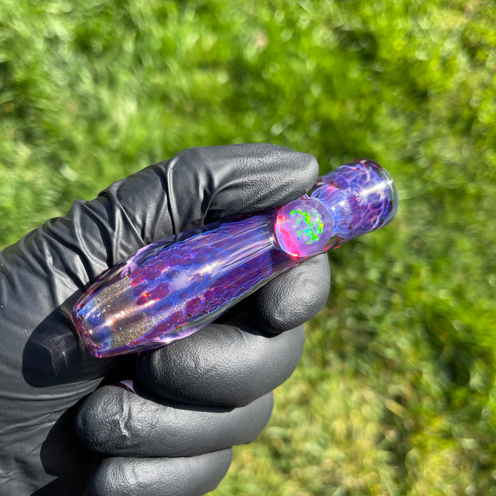 Purple Plasma Opal Chillum Glass Pipe Tako Glass   