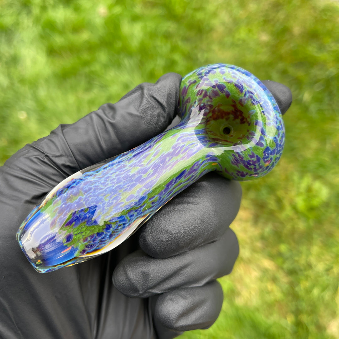 Purple Haze Sparkle Pipe Glass Pipe Tako Glass   