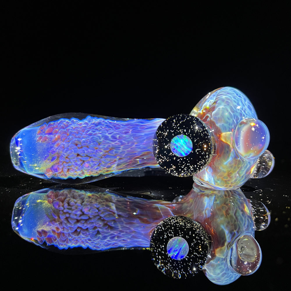 Purple Nebula Opal UV Pipe Glass Pipe Tako Glass   