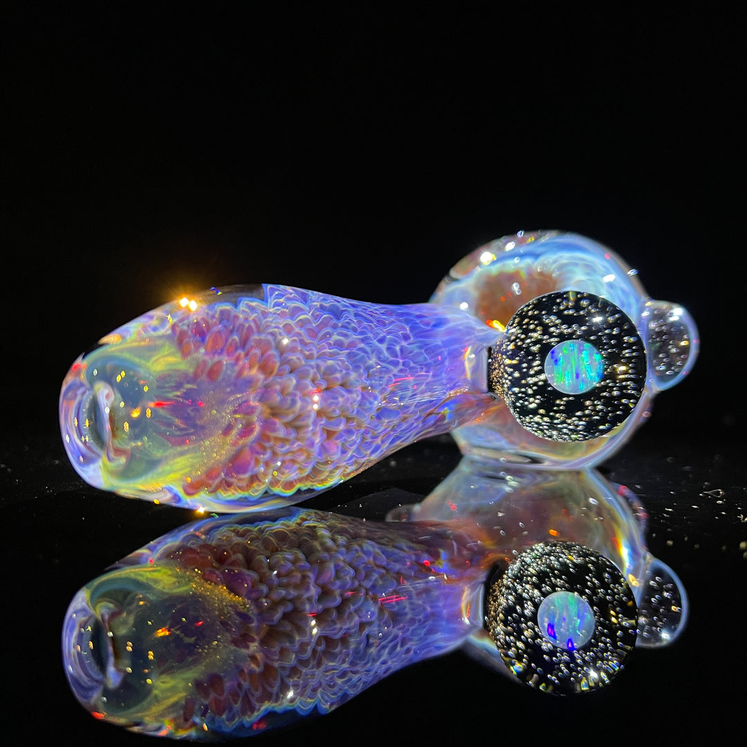 Purple Nebula Opal UV Pipe Glass Pipe Tako Glass   