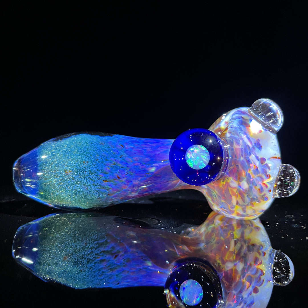 Purple Nebula Opal UV Pipe Glass Pipe Tako Glass   