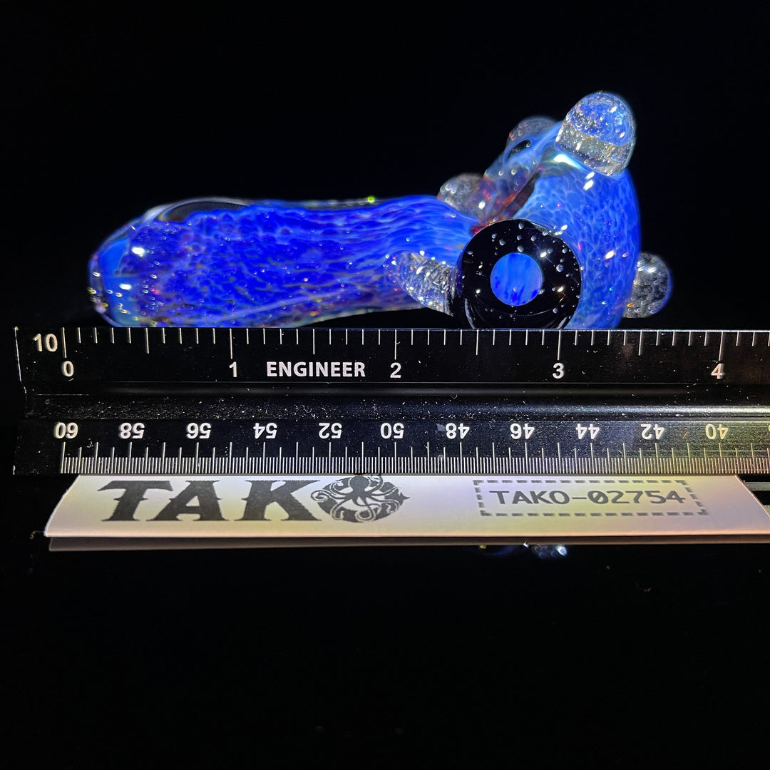 Purple Nebula Opal UV Pipe Glass Pipe Tako Glass   